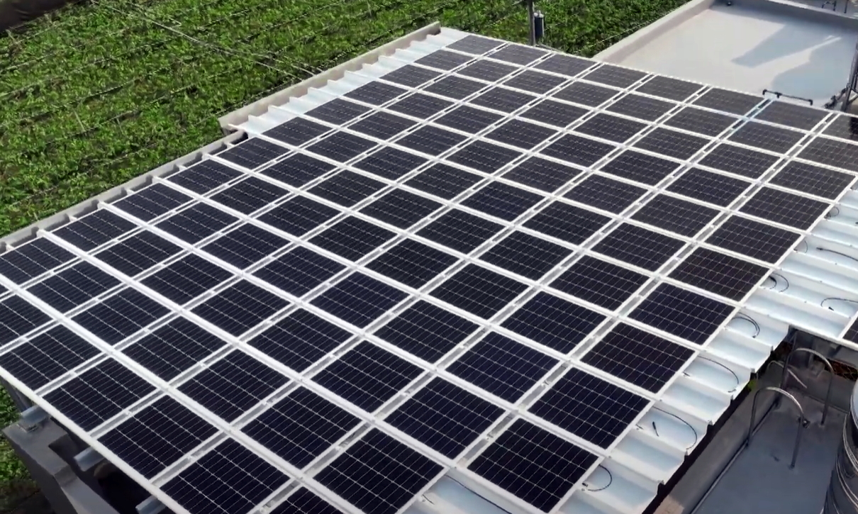 hth·华体SunSteel光电浪板升级双玻结构，以提升机械负载强度及气候耐候度，可广泛运用于多元场域