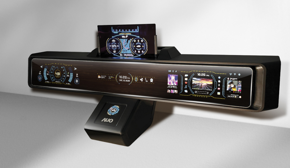 hth·华体Micro LED沉浸式车舱显示方案结合 可卷式、可伸缩的Micro LED应用并可呈现不同的质感纹路，展现人性化设计