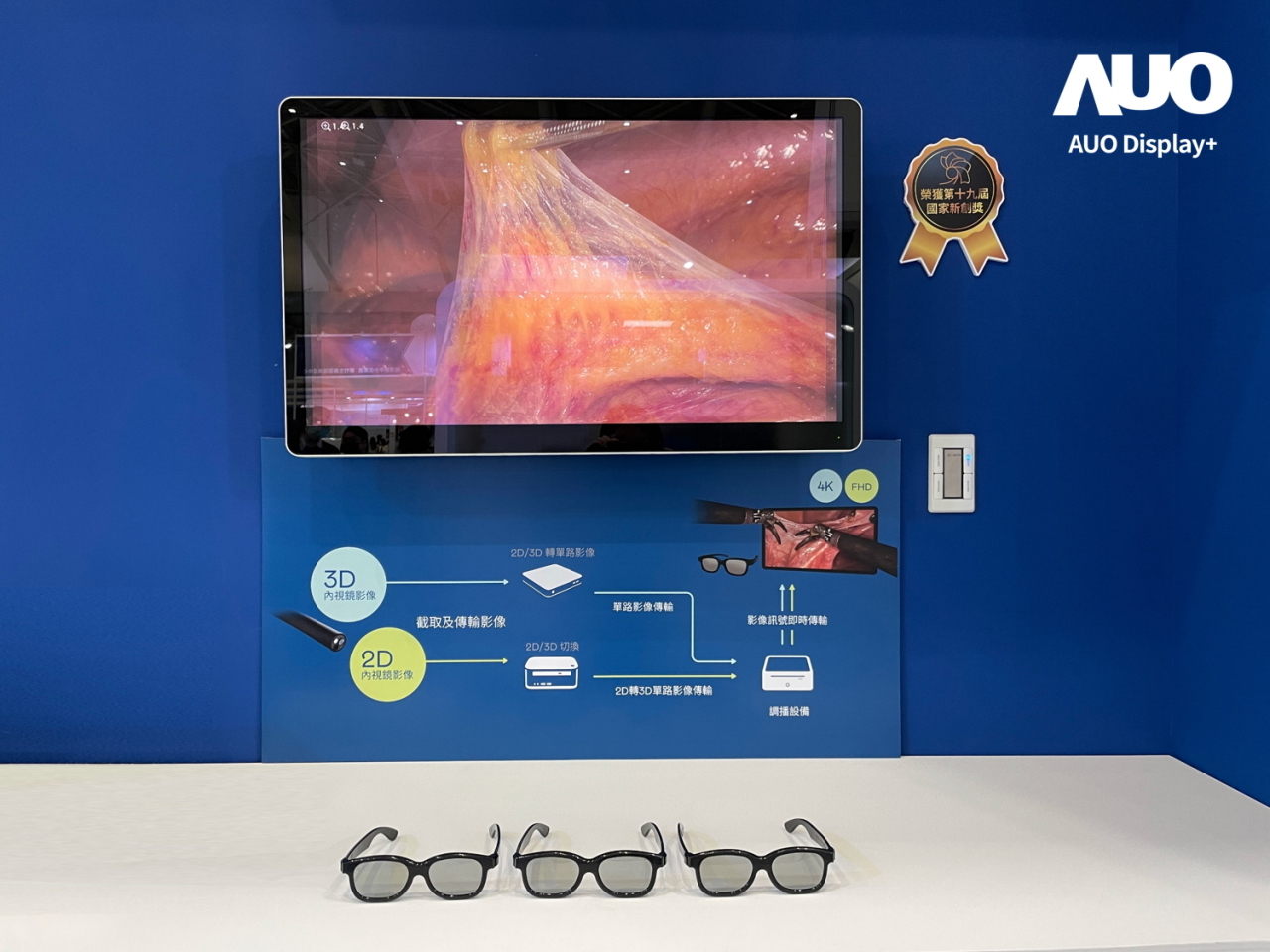 達擎寬視角3D醫療顯示器，協助醫護團隊成員於手術進行時，皆能看到一致性的3D影像，提高溝通效率，使手術更精準、快速完成達擎寬視角3D醫療顯示器，協助醫護團隊成員於手術進行時，皆能看到一致性的3D影像，提高溝通效率，使手術更精準、快速完成