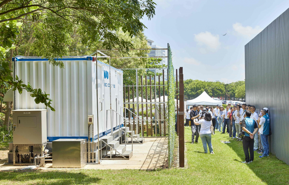 友達西大墩窯文化館建置屋頂全綠電及儲能櫃，為兼具創能儲能的永續綠能場域