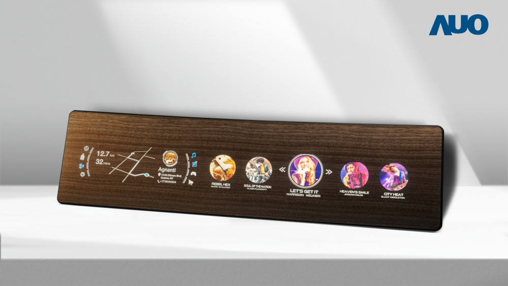 hth·华体研发全球最高穿透度达80%的AmLED木纹显示器，可于使用时呈现高亮度、清晰可见的信息，并在不使用时回归为单纯的饰板，节能兼具美观